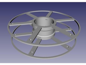 0 15 kg filament spool assembly 3d baskı 3d print model - Mito3D