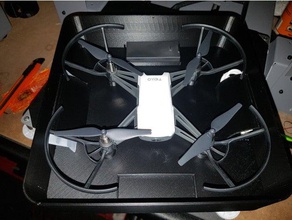 dji ryze tello case + Requisiten Ersatz-Akku & usb-Kabel-Inhaber Spielzeug Spiele Fall quadcopter 3d print model - Mito3D