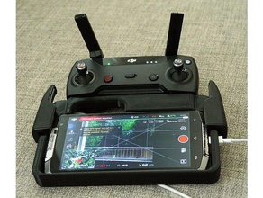 dji scintilla adattatore vassoio oukitel k10000 r c i veicoli drone quadcopter rc controller la 3d print model - Mito3D