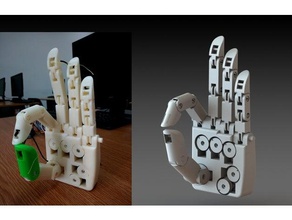 mano robotica eps 2018 meccanico bionic robot la android arduino bionicohand bionica bionique dito dita principale principali m canic stato di meccanica mecanum assi e i il pollice 3d print model - Mito3D