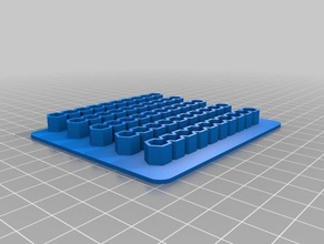 bitholder 22 tool holders & boxes customized 3d print model - Mito3D