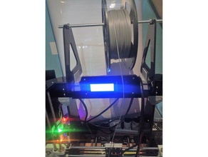 anet a8 reel holder - keep hold 3d printer accessories support upgrade filament mantieni bobina new reggi 3d print model - Mito3D