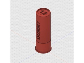 cal12 dummy-Runde sport & im freien 12gauge dummy Runde 3d print model - Mito3D
