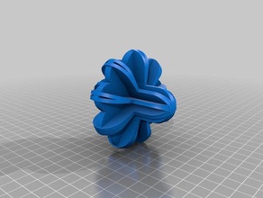 esquina sin agujeros matemáticas art decoración móvil 3d print model - Mito3D