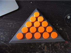 iq test triangular rompecabezas puzzles teaser de cerebro puzzle 3d print model - Mito3D