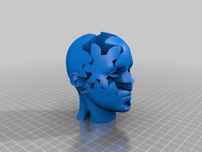 custom twisting gears interactive art gear 3d print model - Mito3D