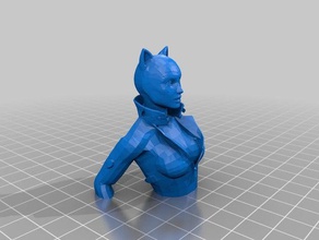 catwoman bust 3d printing 3d print model - Mito3D