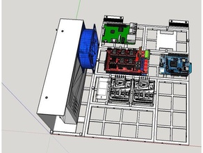 wip tilemount modular electronics mounting system templates 3d printer accessories flexible mount ramps tiles 3d print model - Mito3D