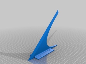 gnomon vertikale Sonnenuhr outdoor & Garten 3d print model - Mito3D