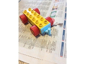 duplo treno intoppo bullone di ricambio giocattoli meccanici zugo il lego giocattolo 3d print model - Mito3D