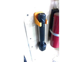 duracell 1000 lumans flashlight holder tool holders & boxes 3d print model - Mito3D