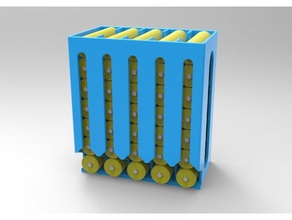 battery dispenser v4 electronics holder 3d print model - Mito3D