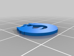 firefox Anahtarlık kuantum 3d baskı logo 3d print model - Mito3D