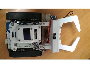pantalla oled de escudo modelo robots soporte protector zumo 3d print model - Mito3D
