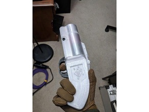 airsoft m79 trigger guard sport & outdoors grenade launcher 3d print model - Mito3D