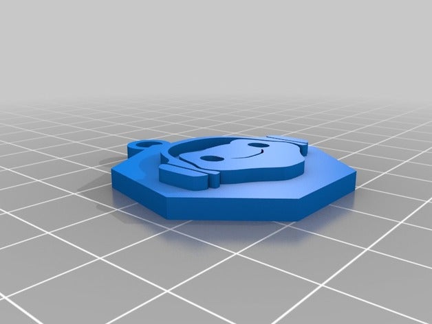 lucio overwatch portachiavi La stampa 3d keychain 3D print model - Mito3D