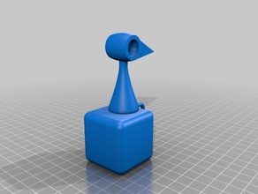crow monument valley video games 3d print model - Mito3D