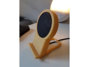qi phone stand mobile 3d print model - Mito3D
