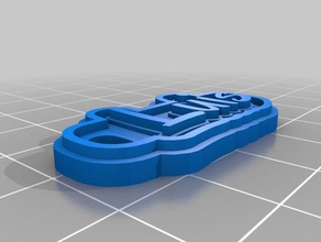 luis Anahtarlık özelleştirilmiş 3d print model - Mito3D