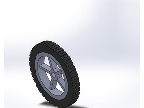 rueda de neumático r c vehículos 3d print model - Mito3D
