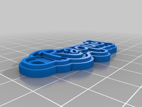 raquel keychains customized 3d print model - Mito3D