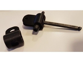 t-barra-clip porta-ferramentas & caixas clipe chaveiro t-bar 3d print model - Mito3D