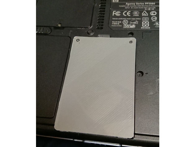 3300 hdd kapağı hp pavilion zt bilgisayar harddisk laptop zt3000 zt3300 3D print model - Mito3D