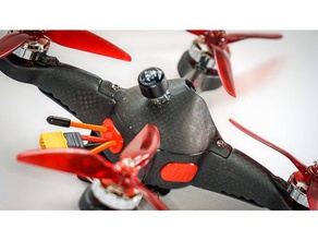 fu-rc kore çerçeve boşluğa dayadı r c araçlar drone dört quadcopter 3d print model - Mito3D