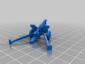 howitzer 3d printing 3d print model - Mito3D