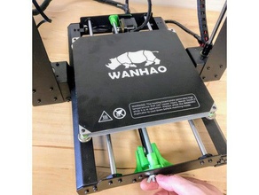 y-axis brace tensioner wanha di3 3d printer parts belt frame optiprint wanhao duplicator i3 mods y 3d print model - Mito3D