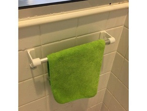 towel bar holder 3d printing 3d print model - Mito3D