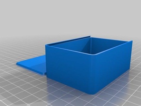 meu personalizados paramétrico caixa de tampa deslizante porta-ferramentas & caixas personalizado 3d print model - Mito3D
