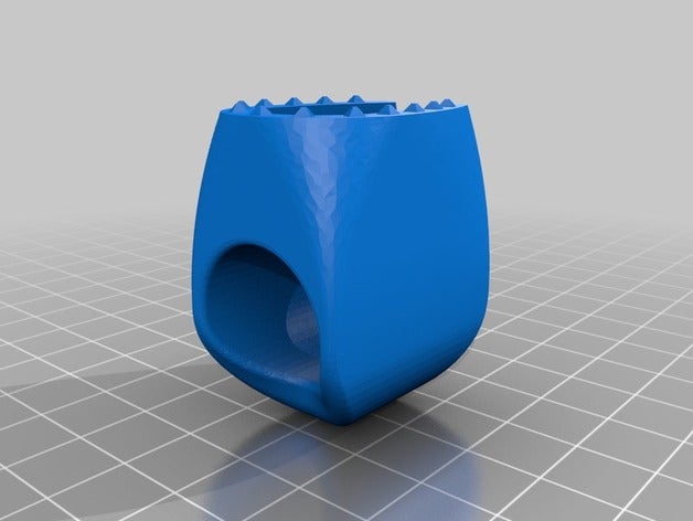 bomba n de los anillos - la herradura anillo joyería joyas 3D print model - Mito3D