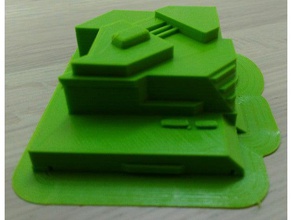 toronto biblioteca di riferimento edifici e strutture mattoni edificio colonnato vetro pubblico terrazza tier 3d print model - Mito3D