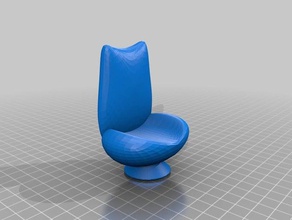 la sedia mobilia di modello 3d print model - Mito3D