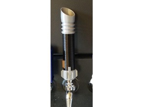 lightsaber tap handle 3d print model - Mito3D
