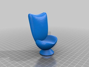Stuhl Modell-Möbel 3d print model - Mito3D