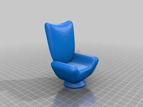 Stuhl Modell-Möbel 3d print model - Mito3D