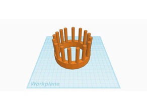 Krone - Zubehör tinkercad 3d print model - Mito3D