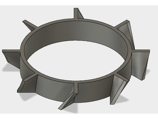 le pale della ventola 40x40 Stampante 3d parti 40x40mm protezione lame fan rasoi di sostituzione 3D print model - Mito3D