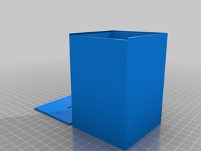il mio personalizzato parametrico etichetta della scatola dai bordi arrotondati i contenitori su misura 3d print model - Mito3D