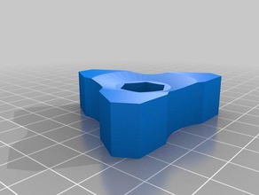 écrou bouton de m8 les pièces rechange l'écrou hexagonal 3d print model - Mito3D