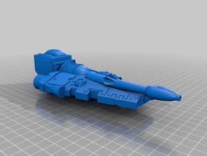 eldar falcon grav tank original games 40k rogue trader 3d print model - Mito3D