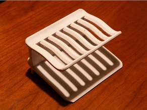elevata piatto di sapone bagno accessori per il fantasia cucina animale domestico petg porta vassoio 3d print model - Mito3D