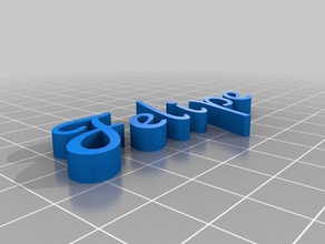 felipe-marckscript personalizado 3d print model - Mito3D