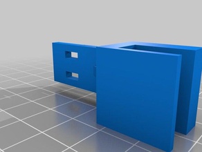 Draht-management beheizten Bett 3d Drucker Zubehör 3d print model - Mito3D