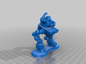 primadon mech Spielzeug & game Zubehör 3d print model - Mito3D
