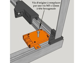 soutien à la framboise verser pangeaxl Imprimante 3d accessoires pangea 3d print model - Mito3D