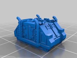 épique révisé v3 rt ère rhino transport mk1 deminos modèle jeux epic30k epic40k epic 40k échelle 3d print model - Mito3D