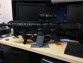 ar15 mag stand airsoft m4 de rifle 3d print model - Mito3D